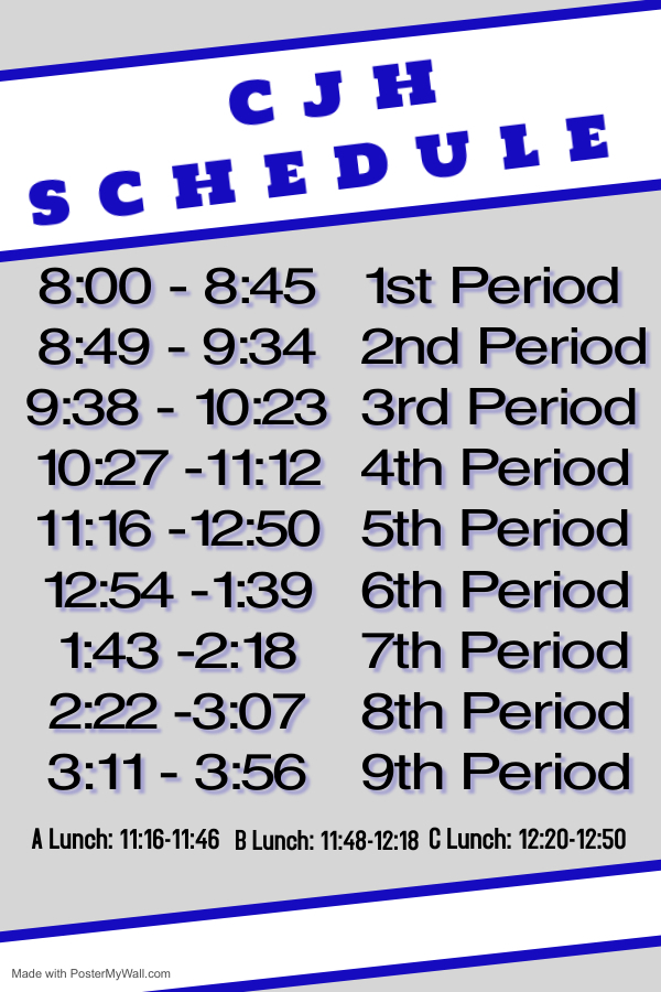 Connally Junior High Bell Schedule 2022 23 Connally Junior High School